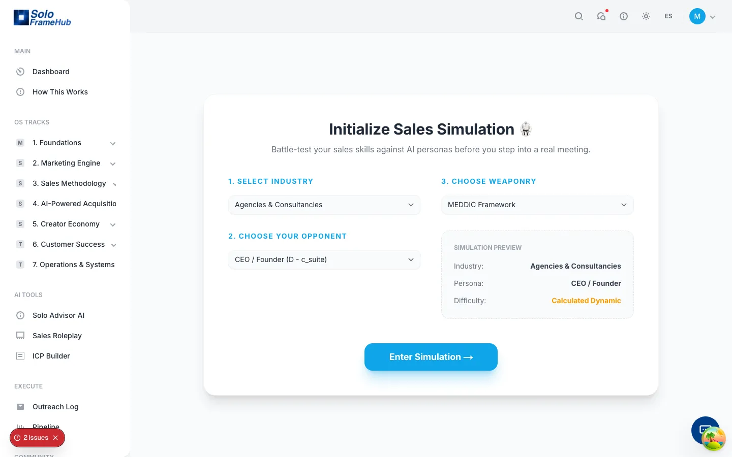 GTM OS DISC buyer roleplay with voice: sales training simulation for founder-led outreach